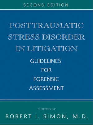 cover image of Posttraumatic Stress Disorder in Litigation